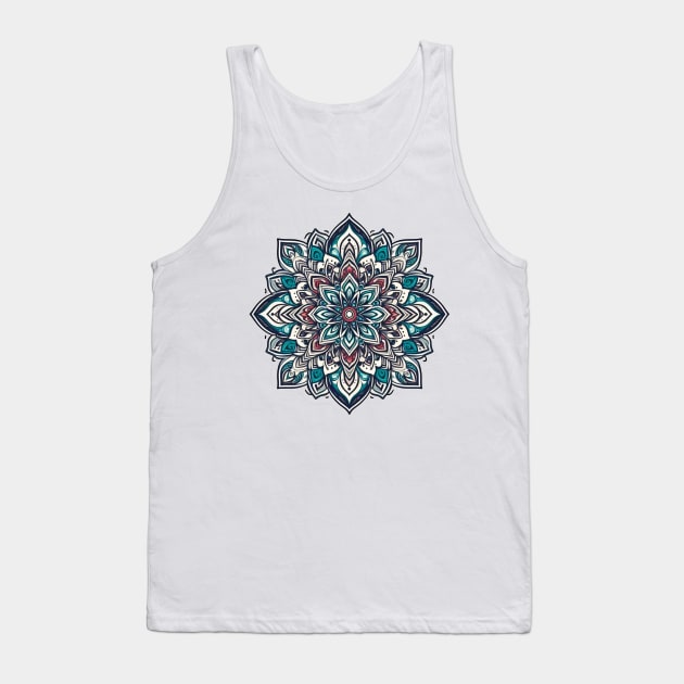 Mandala Tank Top by Samsar